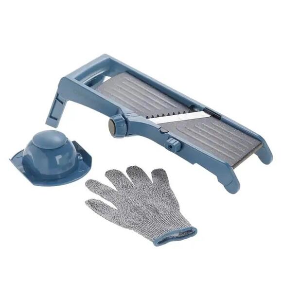 Curtis Stone Dura-Pan Nonstick Mandoline-Red - Picture 1 of 3